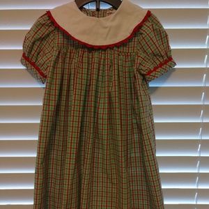 Orient Express Christmas Dress with rick rack
